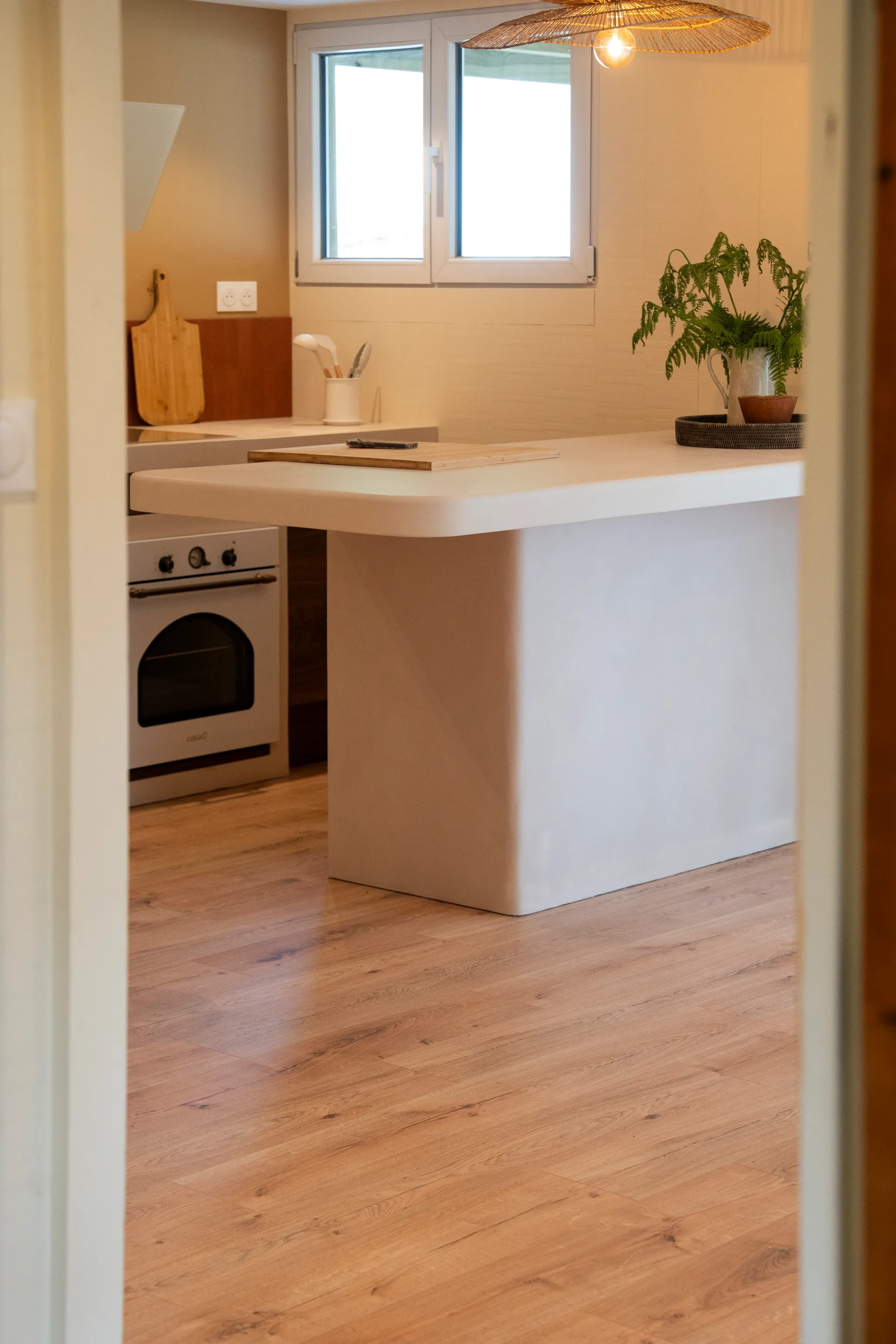 Cuisine en béton ciré — réalisation 4