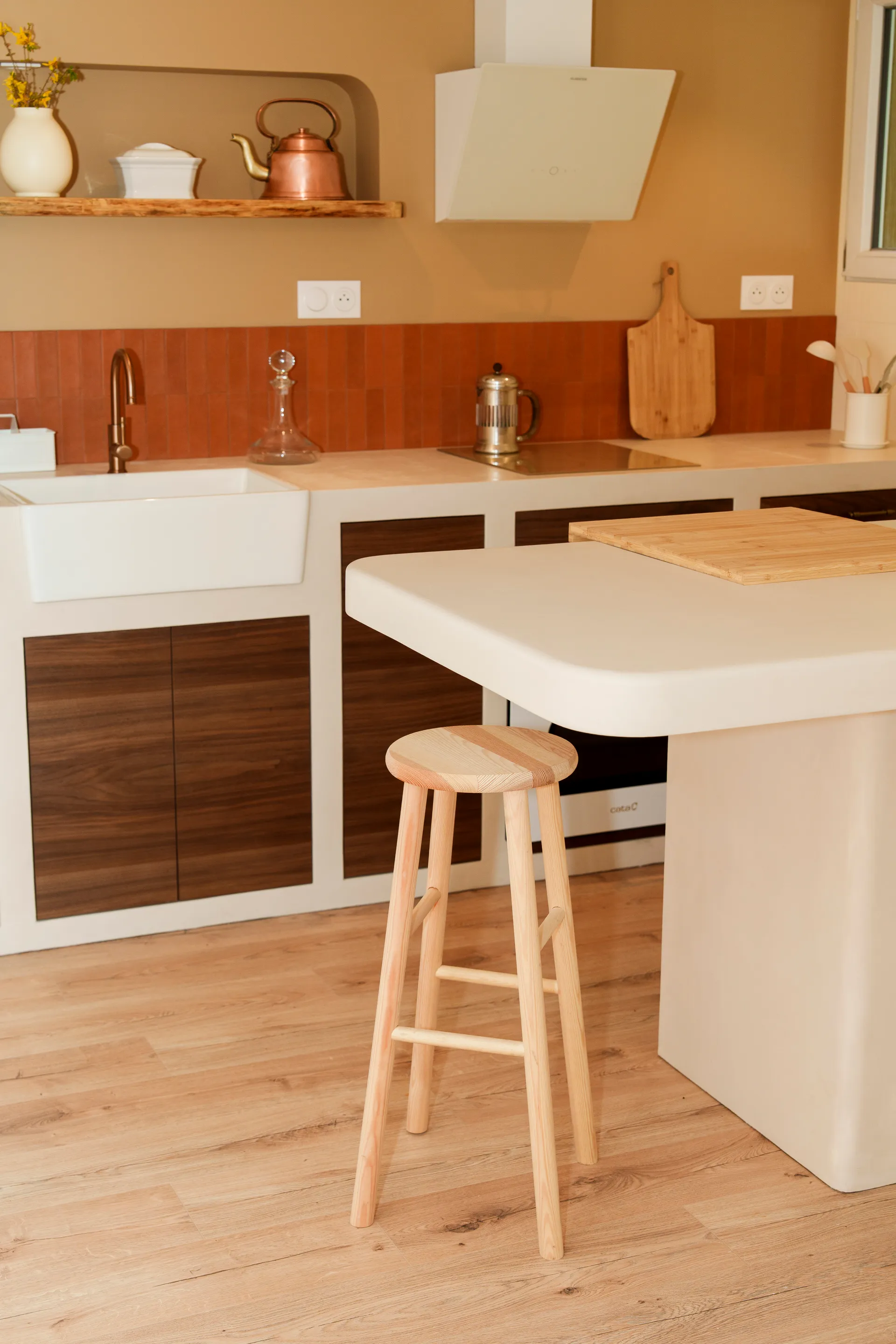 Cuisine en béton ciré — réalisation 6