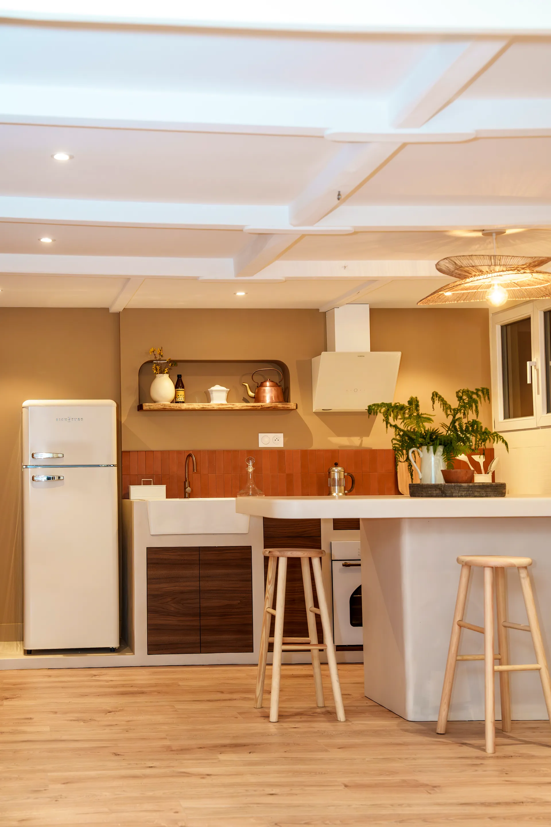 Cuisine en béton ciré — réalisation 12